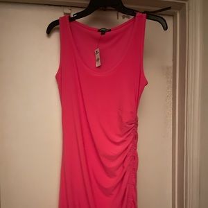 Bodycon side ruching dress